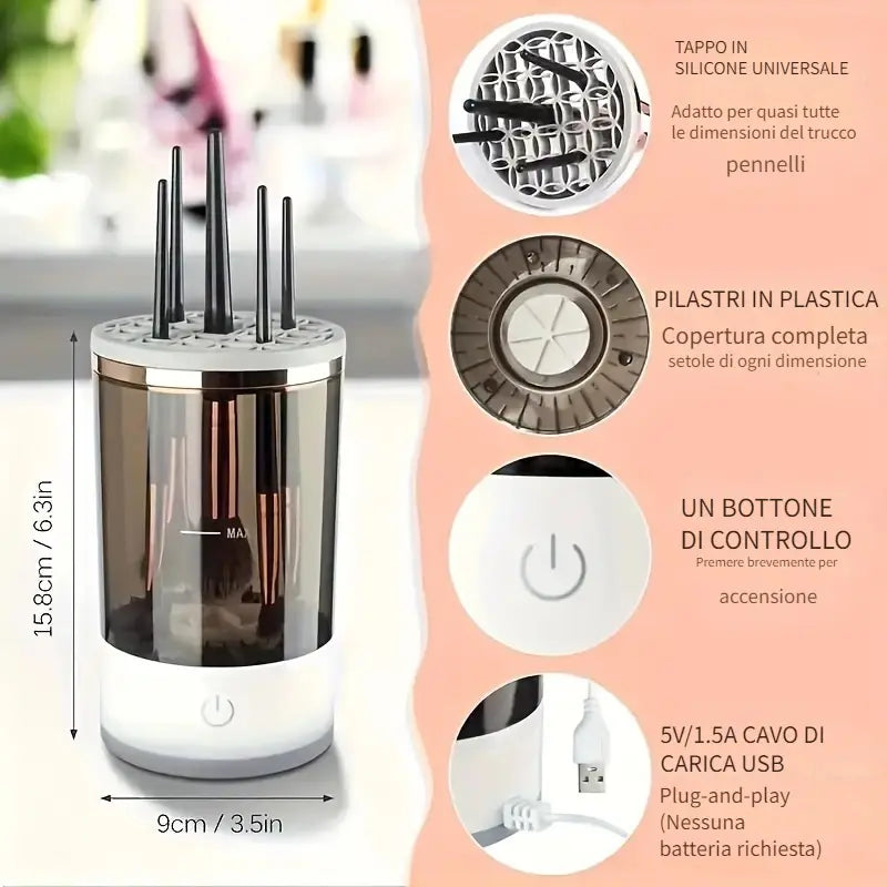 Luxe brush™  - Pulitore Pennelli per Make up + E-book in omaggio