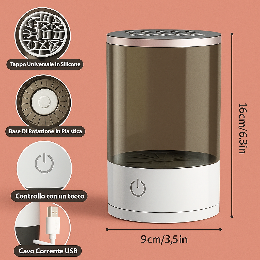 Luxe brush™  - Pulitore Pennelli per Make up + E-book in omaggio